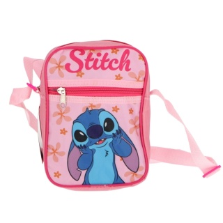 Torebka torba na ramię Stich saszetka listonoszka dziecięca Stitch różowa