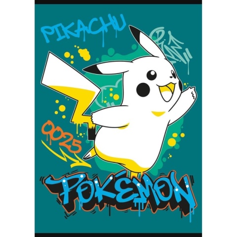 Zeszyt A4 w kratkę 32 kartek Pokemon Pikachu 0025