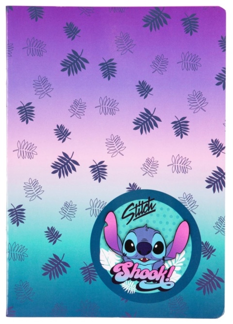 Zeszyt A5 Stitch trzylinie trzy linia kolorowa 32k LILO i STICH
