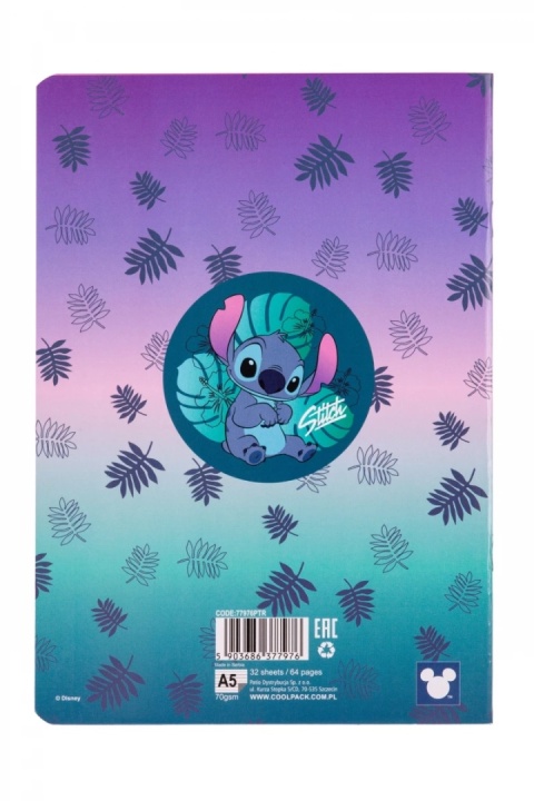 Zeszyt A5 Stitch trzylinie trzy linia kolorowa 32k LILO i STICH