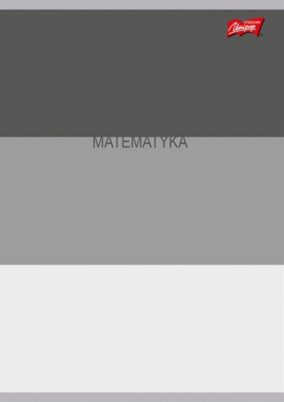 Zeszyt A5 w kratkę 60 k A5/60 kartek Matematyka ze ściągą