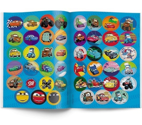 Auta Zygzak McQueen kolorowanka według kodu z naklejkami