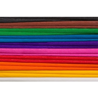 Bibuła marszczona karbowana Happy Color kolory MIX A mini 25x200 cm 10 kolorów
