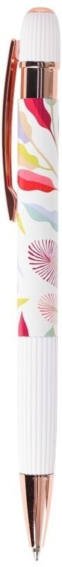 Długopis żelowy Floral kwiaty 0,7 mm 4 szt Strigo