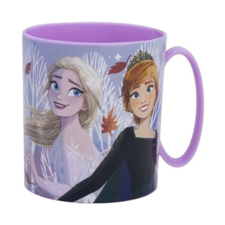 Kraina Lody Frozen Anna Elsa kubek do mikrofali z uchem plastikowy 350ML