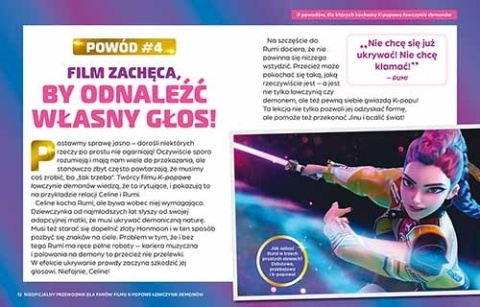 Nieoficjalny przewodnik dla fanów filmu K-popowe łowczynie demonów