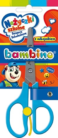 Nożyczki szkolne BAMBINO z odbojnikiem