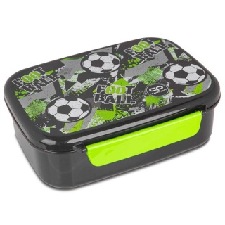 ŚNIADANIÓWKA LUNCH BOX z przegródką piłka Foodyx Football Let's gol