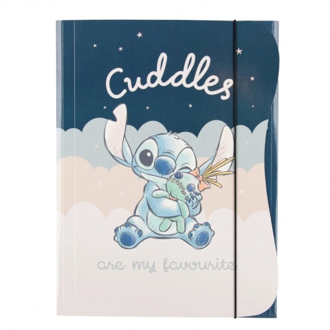 Teczka z gumką A4 na dokumenty rysunki Lilo i Stitch