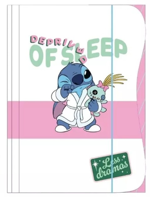 Teczka z gumką A4 na dokumenty rysunki Stich Lilo i Stitch