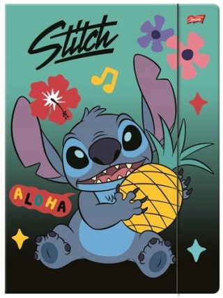 Teczka z gumką A4 na dokumenty szkolna Lilo i Stitch Stich Unipap