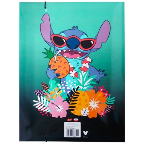 Teczka z gumką A4 na dokumenty szkolna Lilo i Stitch Stich Unipap