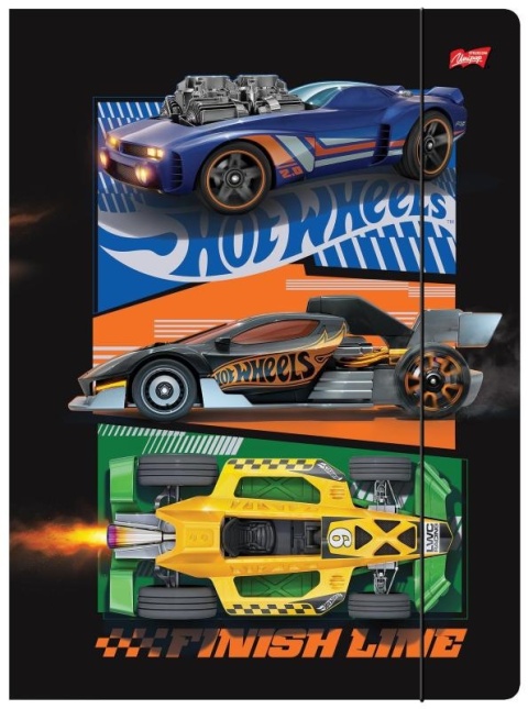 Teczka z gumką A4 na dokumenty szkolna Hot Wheels auta samochód St. Majewski