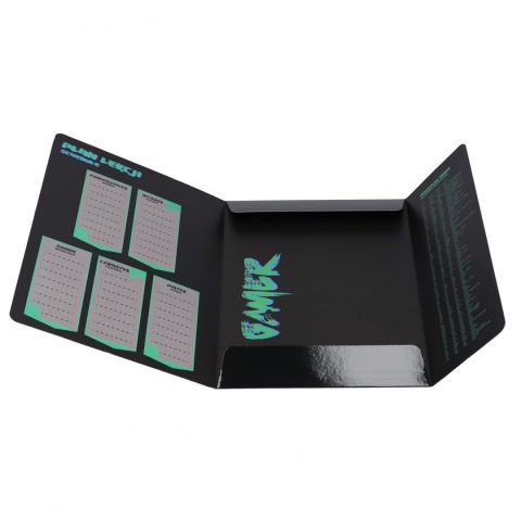 Teczka z gumką A4 na dokumenty szkolna plan lekcji Gamer gamepad 2 szt