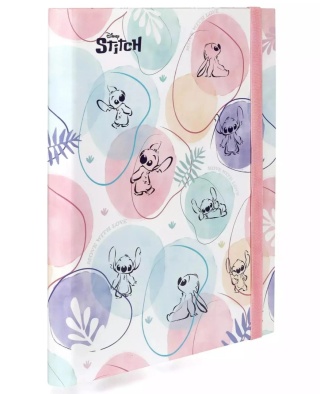 Teczka z gumką sztywna twarda przestrzenna Stich Lilo i Stitch A4