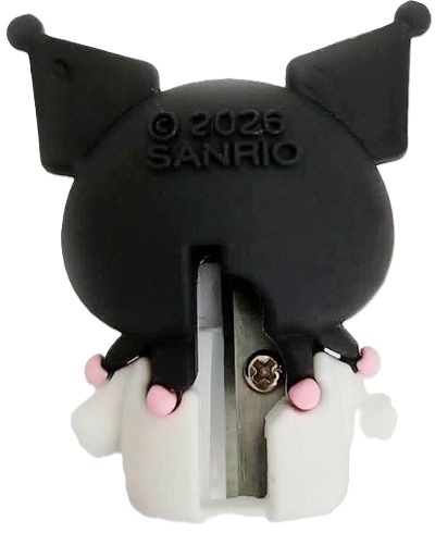 Temperówka strugaczka 3D figurka gumowa Kuromi biały kotek 4 cm 1 szt