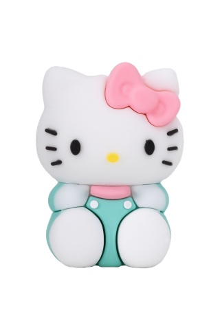 Temperówka strugaczka 3D figurka gumowa Hello Kitty biały kotek 4 cm 1 szt