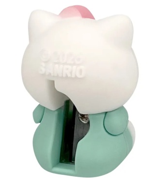 Temperówka strugaczka 3D figurka gumowa Hello Kitty biały kotek 4 cm 1 szt