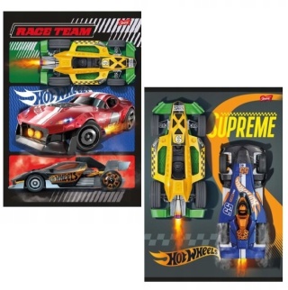 Zeszyt A4 kratka w kratke 32 k z marginesem auta Hot Wheels 2 szt Unipap