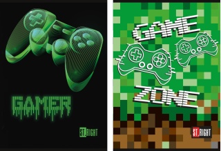 Zeszyt A4 kratka w kratke 32 k z marginesem pixel Game 2 szt Unipap
