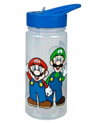 Bidon na wodę 500ml + śniadaniówka z przegródkami Super Mario