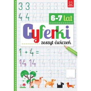Cyferki Zeszyt ćwiczeń do nauki pisania liczb + szlaczki