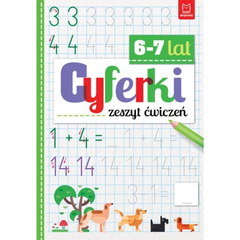Cyferki Zeszyt ćwiczeń do nauki pisania liczb + szlaczki