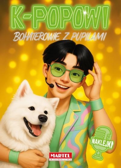 Kolorowanka z naklejkami K-popowi Bohaterowie z pupilami K-POP