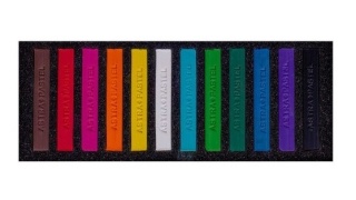Kredki Pastele suche kwadratowe 12 szt. kolory Art&Hobby Astra