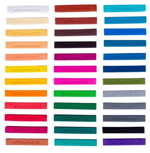 Kredki Pastele suche kwadratowe 36 szt. kolory Art&Hobby Astra