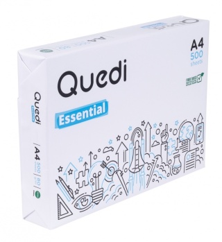Papier ksero do drukarki A4 Quedi Essential biały ryza 80g/m2 500k