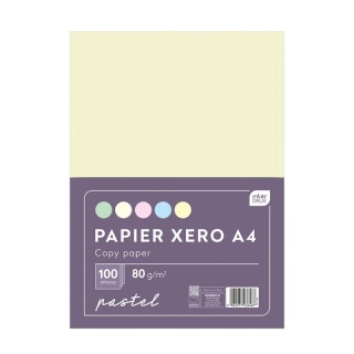 Papier ksero do drukarki A4 kolorowy PASTEL 80g/m2 100k 5 kolorów