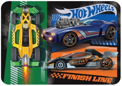 Podkładka na biurko tabliczka mnożenia Hot Wheels dwustronny 28x40 laminowany