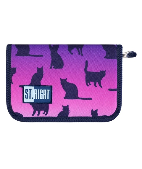 Stich piórnik bez wyposażenia rozkładany pojedynczy Kot night Cat