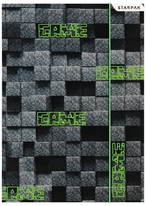Teczka z gumką A4 na dokumenty szkolnagame pixel dla gracza 2 szt
