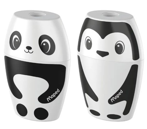 Temperówka strugaczka z pojemnikiem Maped panda pingwin 1 szt