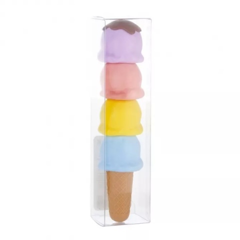 Zakreślacze mini pisaki lody 4 kolory fluo 4w1 Starpak