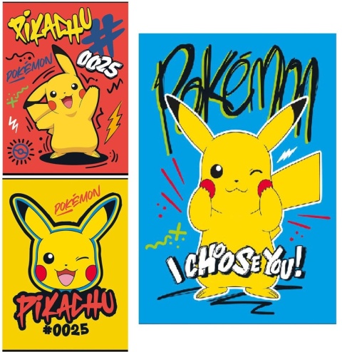 Zeszyt A5 w kratkę 16 k A5/16 k POKEMON 1 szt MIX
