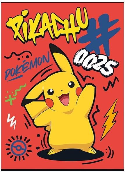 Zeszyt A5 w kratkę 16 k A5/16 k POKEMON 1 szt MIX