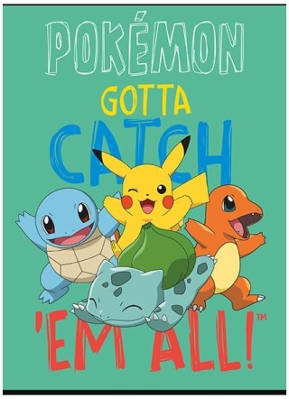 Zeszyt A5 w kratkę 16 k A5/16 k POKEMON 4 szt