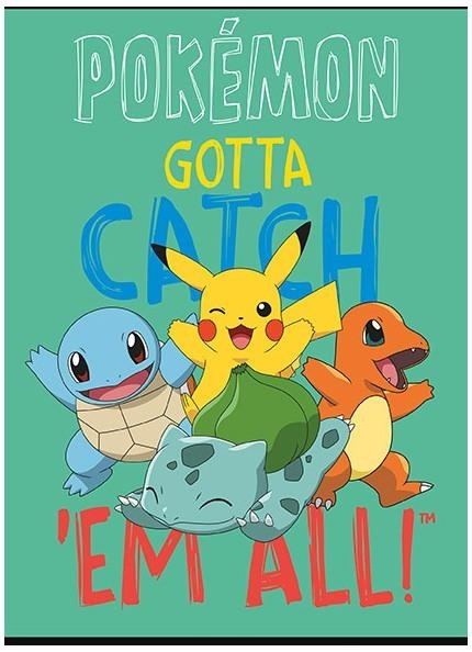 Zeszyt A5 w kratkę 16 k A5/16 k POKEMON 4 szt