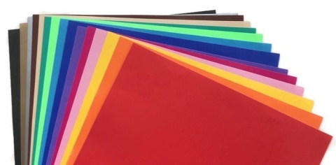 Zeszyt papierów kolorowych nabłyszczanych wycinanka premium 15 kolorów A5