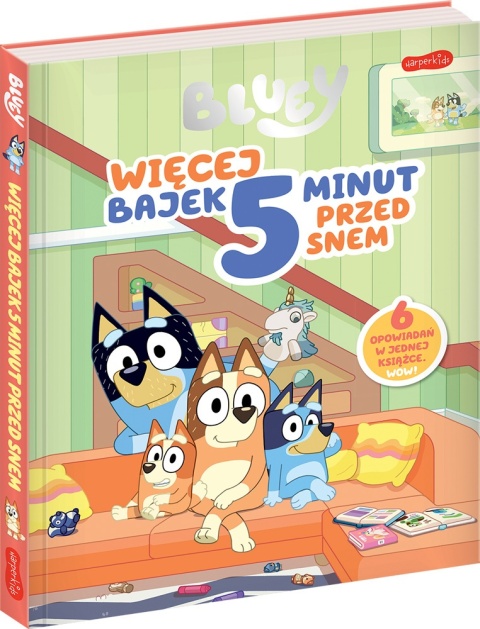 Więcej bajek 5 minut przed snem Bingo i Bluey Blue