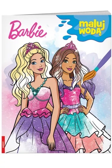 Barbie Dreamtopia księżniczki syrenki kolorowanka wodna maluj wodą