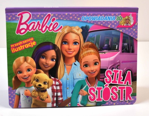 Barbie Siła sióstr Opowiadania 3D przestrzenne ilustracje