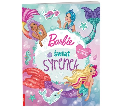 Barbie świat syrenek rebusy zadania naklejki