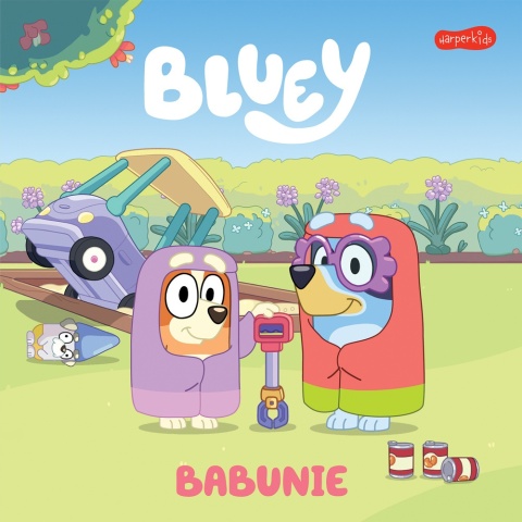 Bingo i Bluey Babunie Moja czytanka opowiadanie dla dzieci+ poduszka velvet
