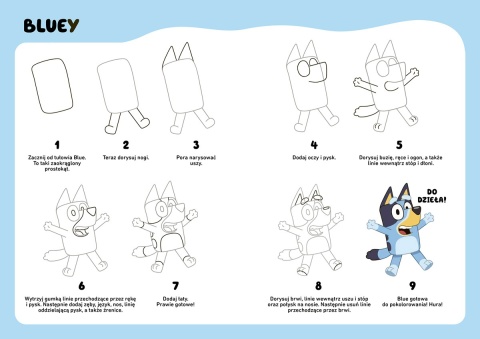 Bluey I Bingo pieski Jak narysować