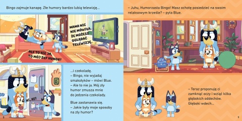 Bluey. Zły humor Moja czytanka
