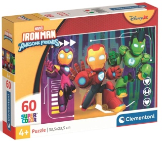 Avengers IronMan Hulk Puzzle Clementoni 60 EL 26313